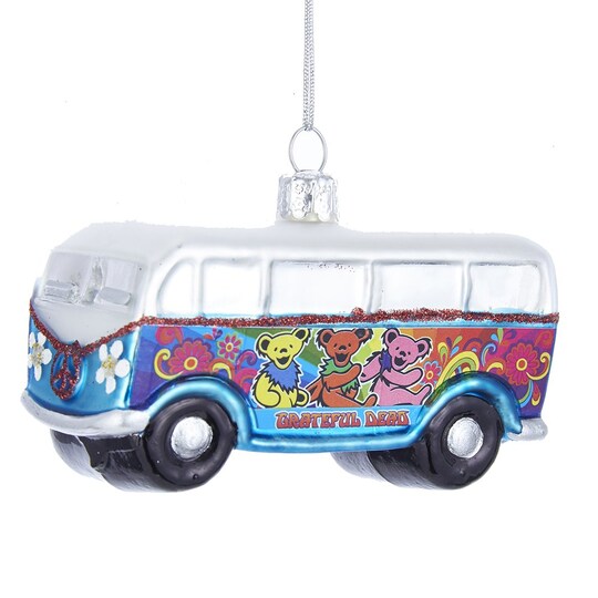 Kurt S. Adler Kurt Adler Glass Grateful Dead Ornament, 4-Inch for Christmas